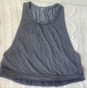 lululemon athletica Charcoal Muscle Tee